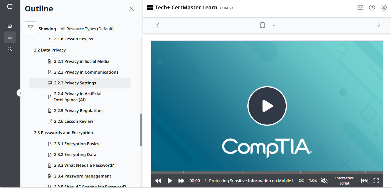 CompTIA CertMaster Labs für Security+ (SY0-701) – Einzellizenz (25 % Rabatt)