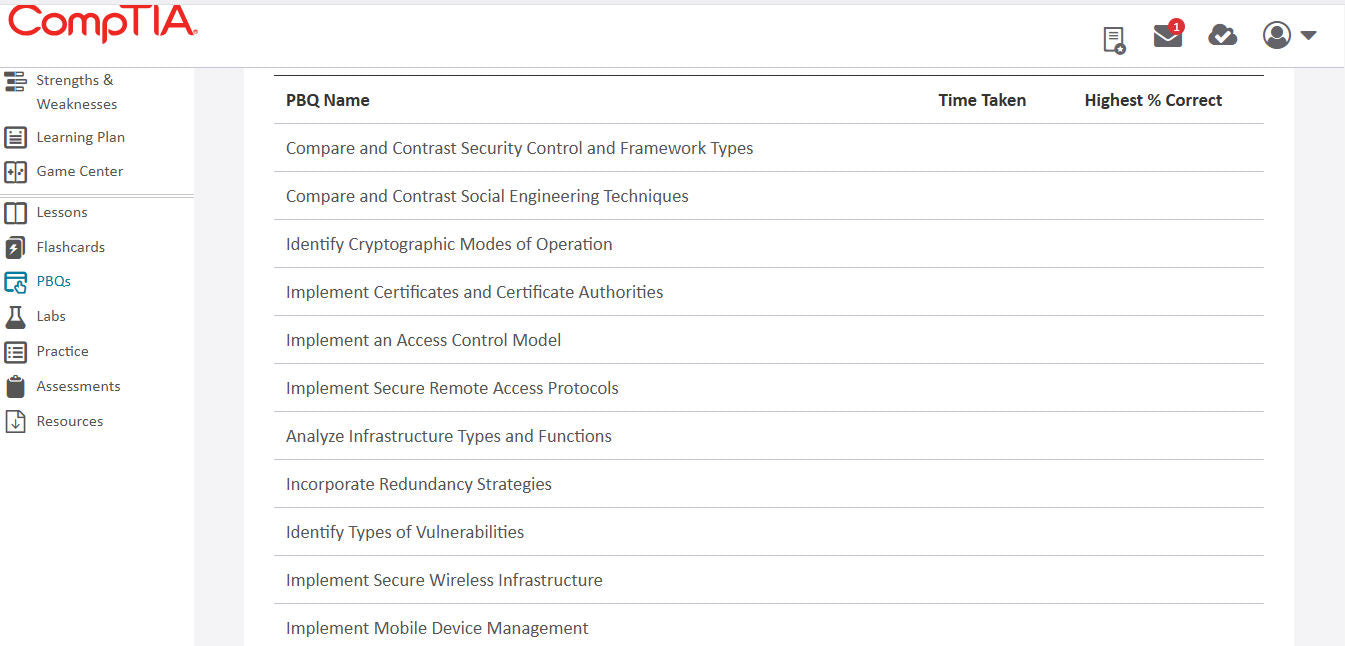 CompTIA CertMaster Labs für Security+ (SY0-701) – Einzellizenz (25 % Rabatt)